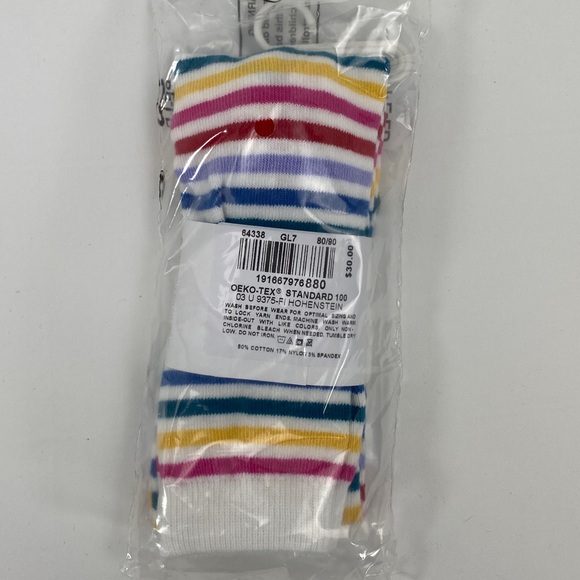 Hanna Andersson Rainbow Happy Footed Tights size 80-90cm - Picture 4 of 7